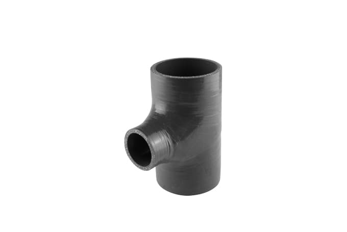 Hose Tee 2.75" ID 1.50" spout TS-HT275150-BK