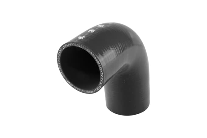 90 Reducer Elbow 2.50"-2.75" Black TS-HRE9250275-BK