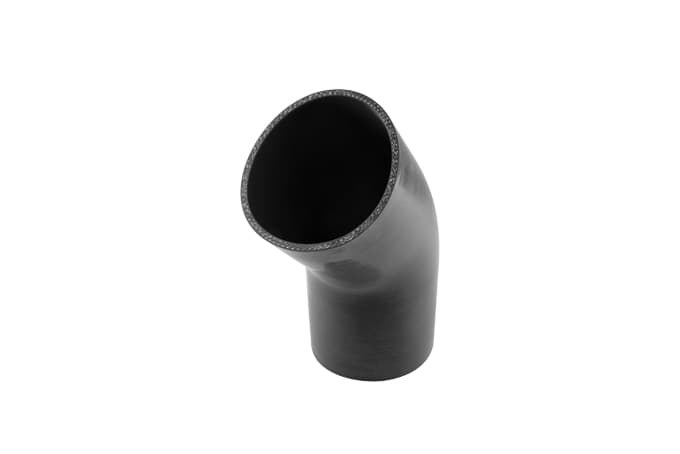 45 Elbow 4.00" BLACK TS-HE45400-BK