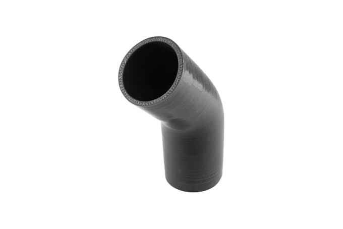 45 Reducer Elbow 2.50"-2.75" Black TS-HRE4250275-BK