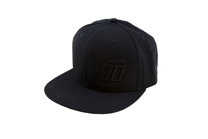 TS Hat T Logo Black TS-9003-1048
