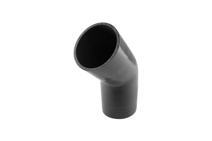 45 Elbow 3.50" BLACK TS-HE45350-BK
