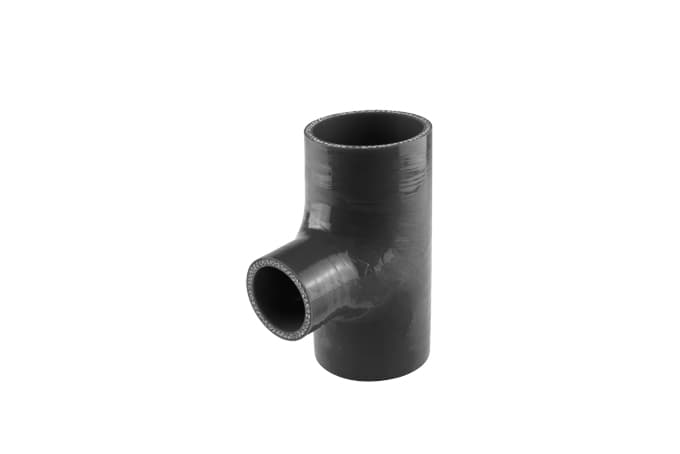 Hose Tee 2.50" ID1.50"spout TS-HT250150-BK