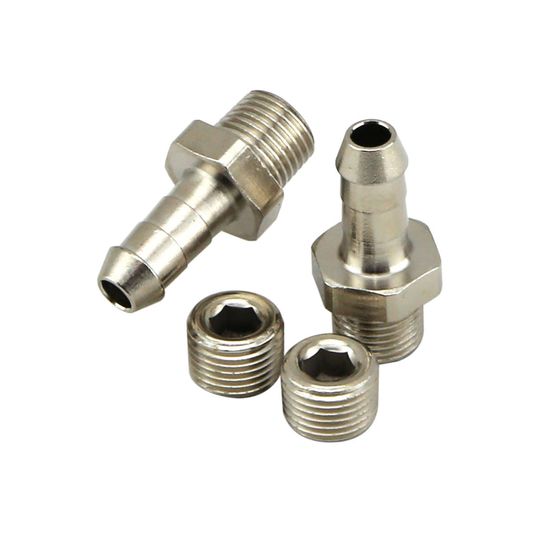 1/8th NPT 6mm Hose Tail Fittings & Blanks TS-0550-3008