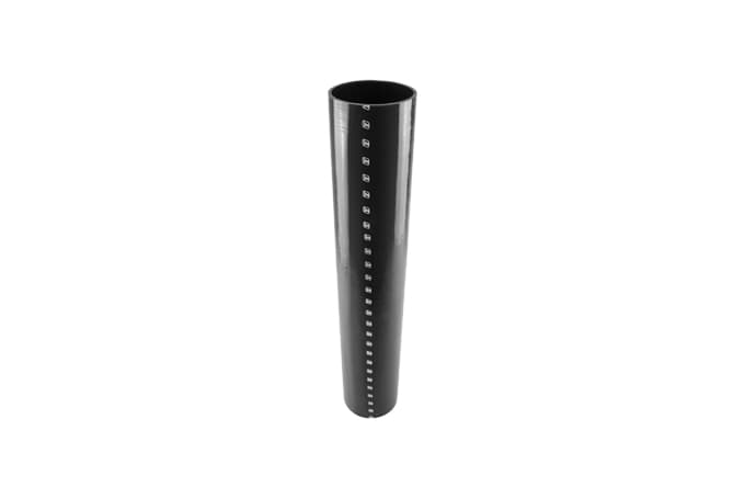 Straight 4.00"x 610mm BLACK TS-HS400610-BK