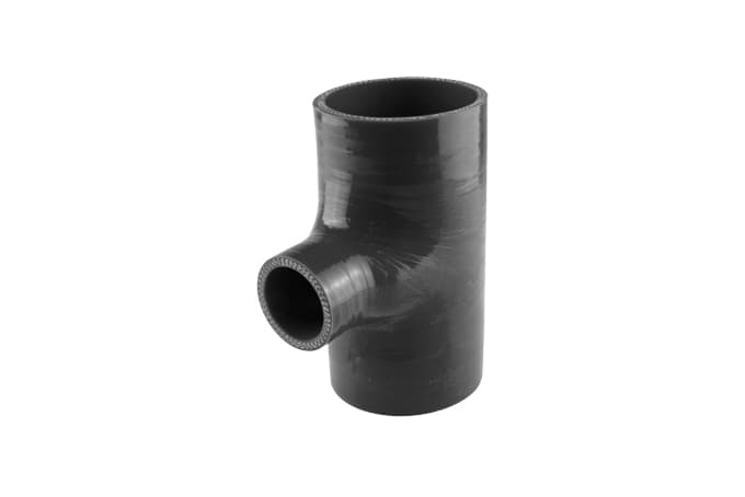 Hose Tee 3.00" ID 1.50" spout TS-HT300150-BK